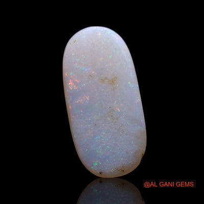 0.80 Cts Natural Australian Fire Opal Loose Gemstone Oval Cabochon 11x5x1 mm AG-181