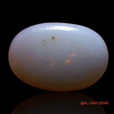 Natural Fire Opal Gemstone 1.00 Cts Loose Oval Cabochon From Australia 10x6x2 mm AG-187
