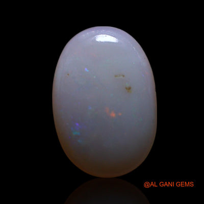 Natural Fire Opal Gemstone 1.00 Cts Loose Oval Cabochon From Australia 10x6x2 mm AG-187