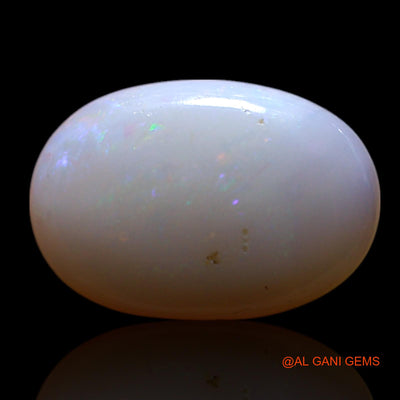 Natural Fire Opal Gemstone 1.00 Cts Loose Oval Cabochon From Australia 10x6x2 mm AG-187