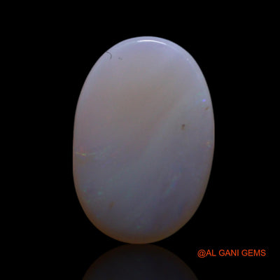 Natural Fire Opal Gemstone 1.00 Cts Loose Oval Cabochon From Australia 10x6x2 mm AG-187