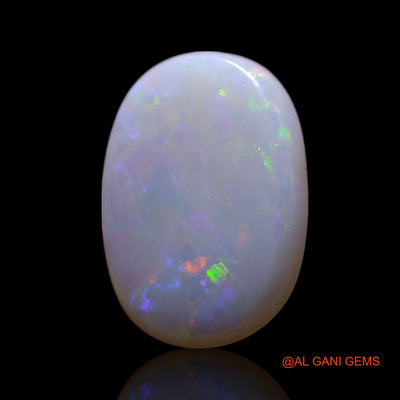 0.70 Cts Natural Australian Fire Opal Loose Gemstone Oval Cabochon 9x6x1 mm AG-188
