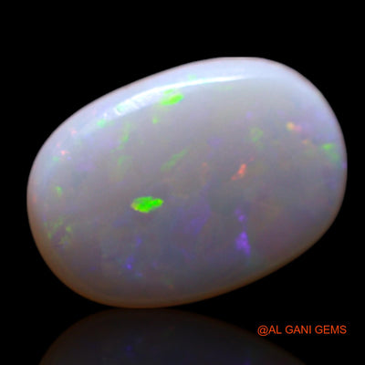 0.70 Cts Natural Australian Fire Opal Loose Gemstone Oval Cabochon 9x6x1 mm AG-188