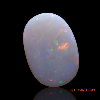 0.70 Cts Natural Australian Fire Opal Loose Gemstone Oval Cabochon 9x6x1 mm AG-188