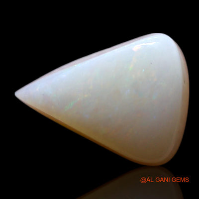 1.30 Cts Unheated Australian Fire Opal Loose Gemstone Trillion Cabochon Natural 9x7x3 mm AG-189