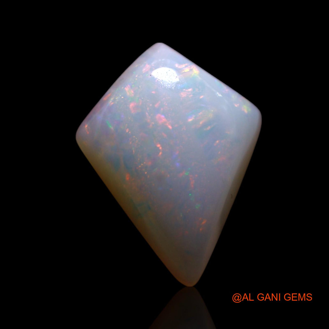 Natural Untreated Fire Opal Loose Gemstone Fancy Cabochon From Australia 2.00 Cts 12x9x3 mm AG-18