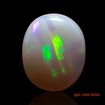 1.50 Cts Natural Australian Fire Opal Oval Cabochon Loose Gemstone For Jewelry 9x7x3 mm AG-191