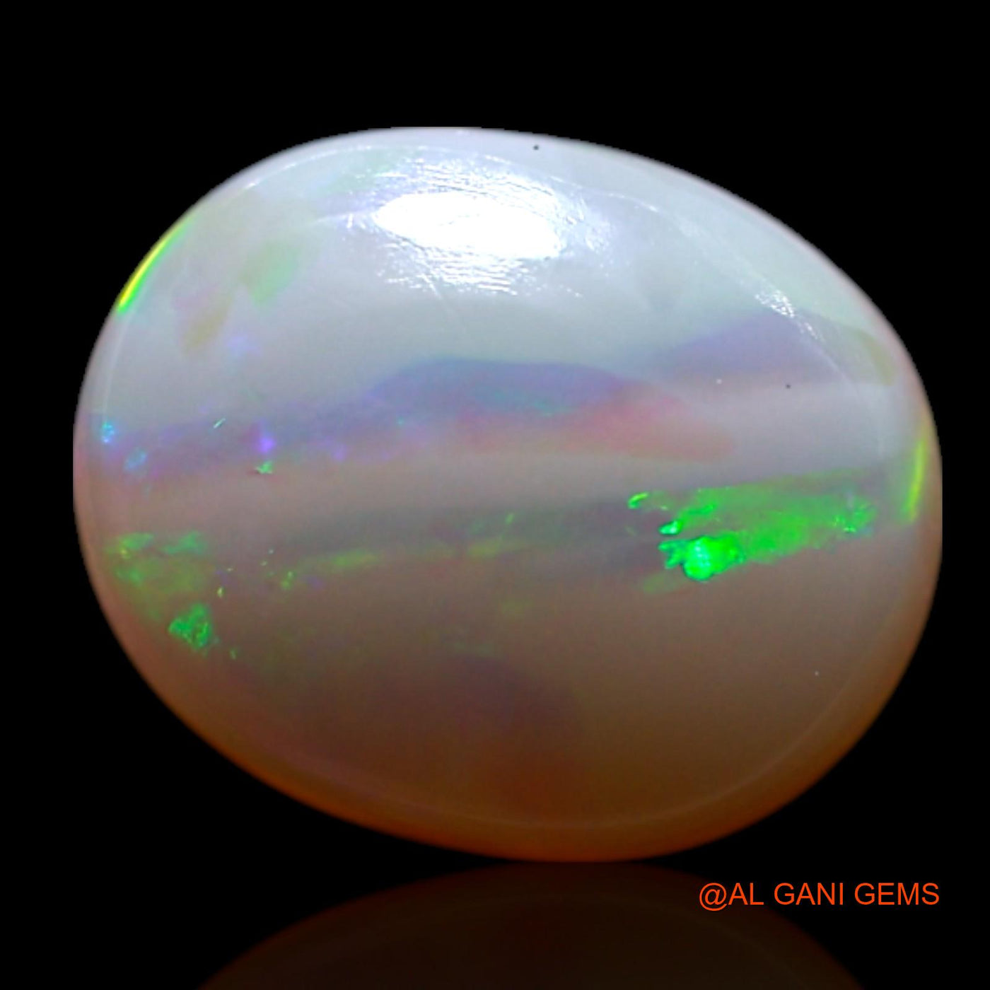 1.50 Cts Natural Australian Fire Opal Oval Cabochon Loose Gemstone For Jewelry 9x7x3 mm AG-191