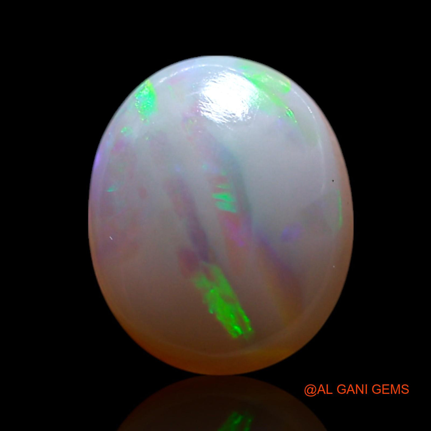 1.50 Cts Natural Australian Fire Opal Oval Cabochon Loose Gemstone For Jewelry 9x7x3 mm AG-191