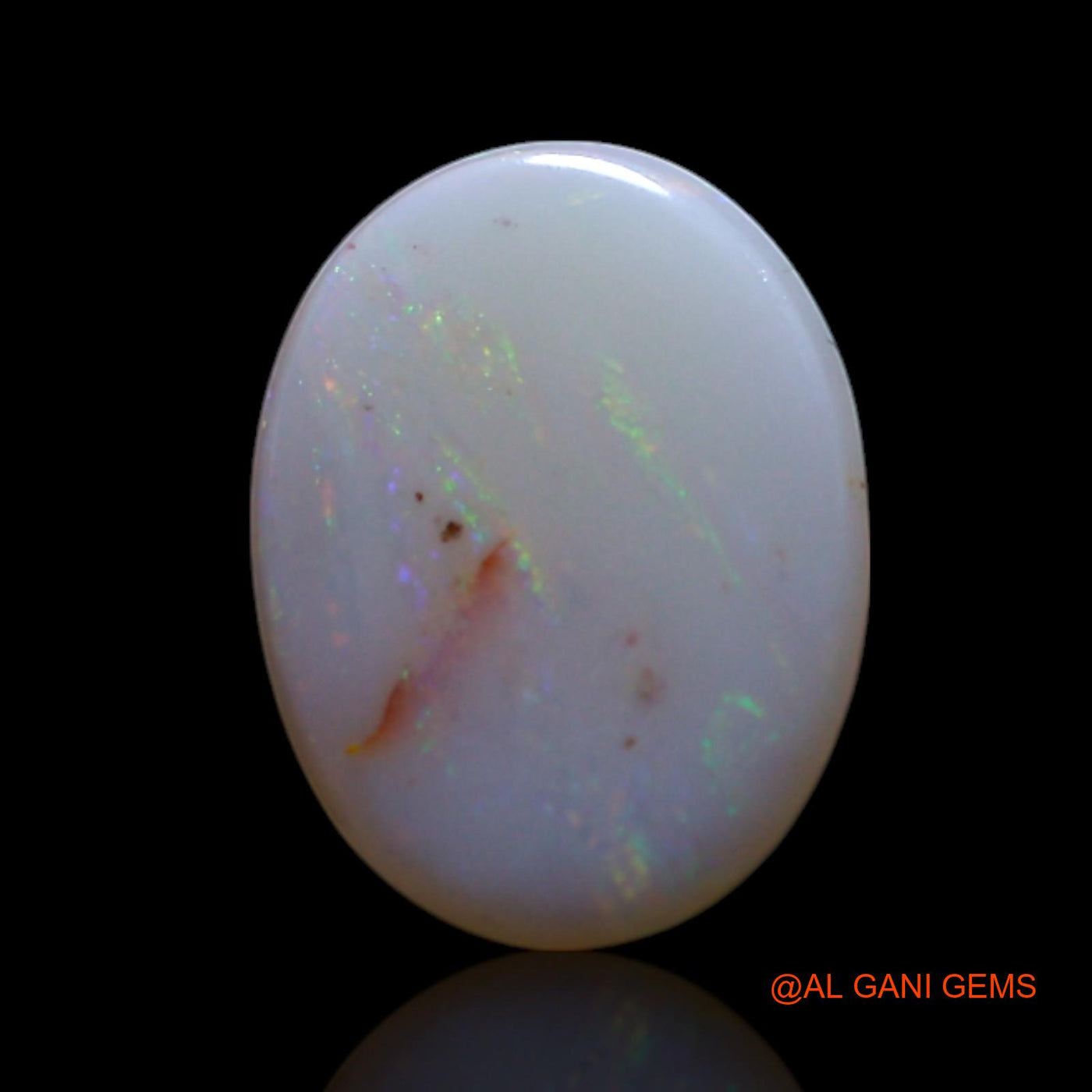 1.50 Cts Natural Australian Fire Opal Loose Gemstone Oval Cabochon 9x7x3 mm AG-192
