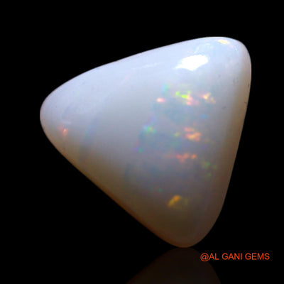 1.00 Cts Natural Australian Fire Opal Loose Gemstone Trillion Cabochon 8x8x3 mm AG-193