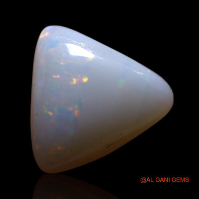 1.00 Cts Natural Australian Fire Opal Loose Gemstone Trillion Cabochon 8x8x3 mm AG-193