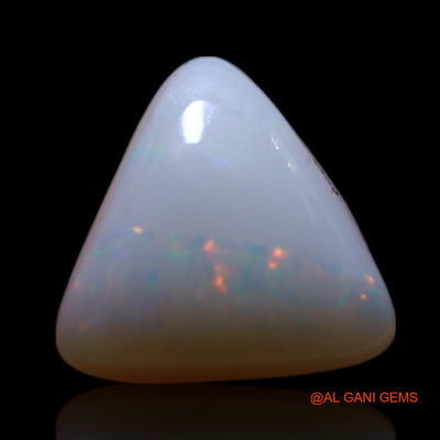 1.00 Cts Natural Australian Fire Opal Loose Gemstone Trillion Cabochon 8x8x3 mm AG-193