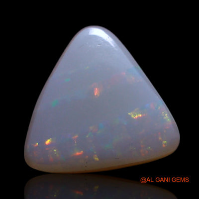 1.00 Cts Natural Australian Fire Opal Loose Gemstone Trillion Cabochon 8x8x3 mm AG-193