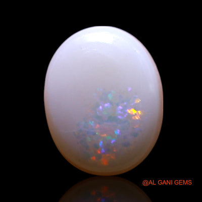 1.00 Cts Natural Australian Fire Opal Oval Cabochon Loose Gemstone For Jewelry 9x7x2 mm AG-196