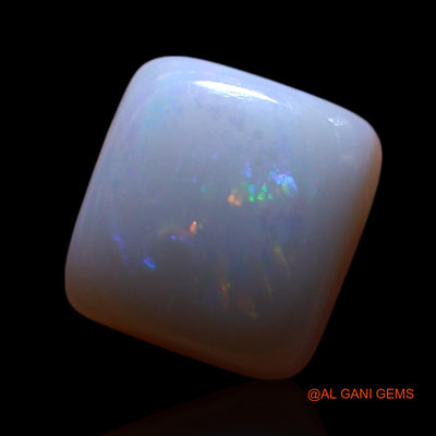 Natural Fire Opal Gemstone 1.80 Cts Loose Square Cabochon From Australia 7x7x4 mm AG-197