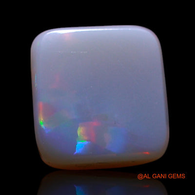 Natural Fire Opal Gemstone 1.80 Cts Loose Square Cabochon From Australia 7x7x4 mm AG-197