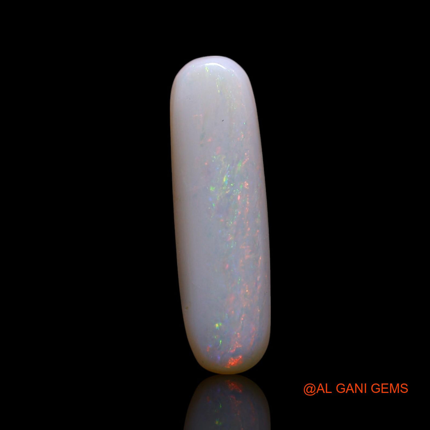1.80 Cts Natural Australian Fire Opal Loose Gemstone Oval Cabochon 18x5x2 mm AG-1
