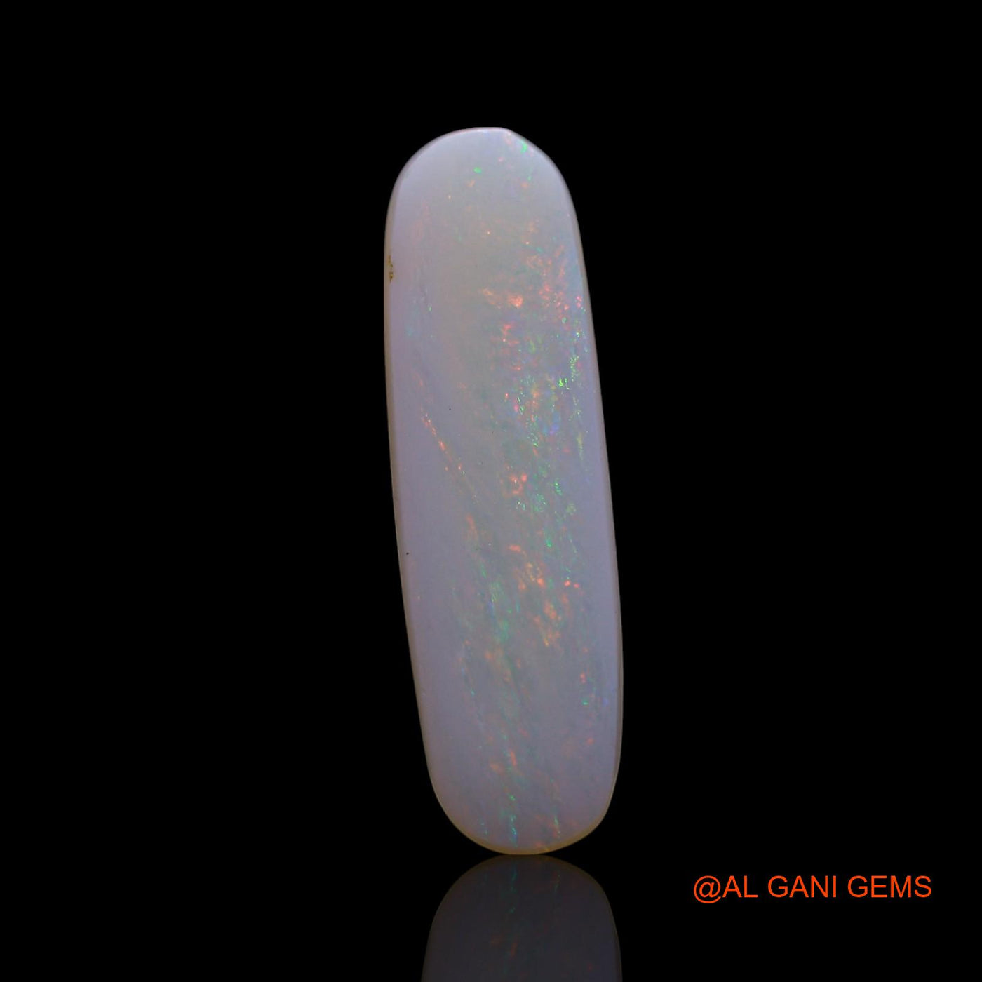 1.80 Cts Natural Australian Fire Opal Loose Gemstone Oval Cabochon 18x5x2 mm AG-1