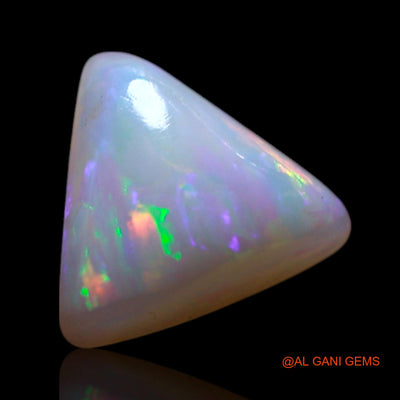 1.00 Cts Natural Australian Fire Opal Loose Gemstone Trillion Cabochon 7x7x3 mm AG-200
