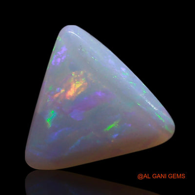 1.00 Cts Natural Australian Fire Opal Loose Gemstone Trillion Cabochon 7x7x3 mm AG-200
