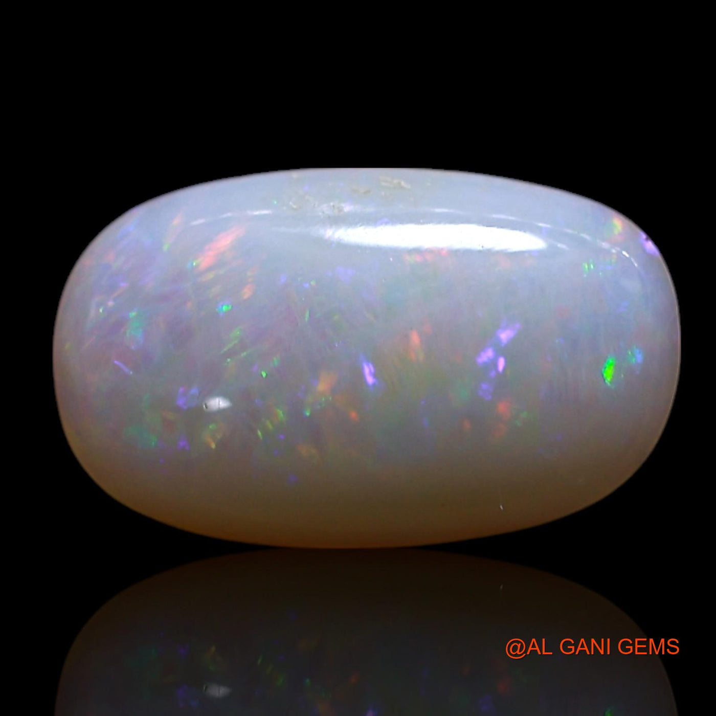 1.00 Cts Natural Australian Fire Opal Loose Gemstone Oval Cabochon 11x7x2 mm AG-201