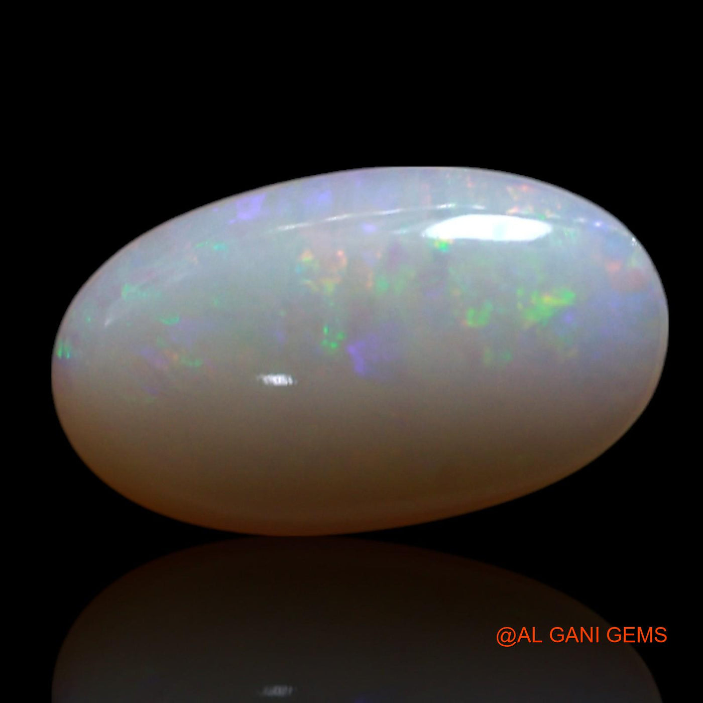 Natural Fire Opal Gemstone 1.00 Cts Loose Oval Cabochon From Australia 11x6x2 mm AG-202