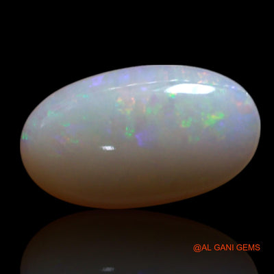 Natural Fire Opal Gemstone 1.00 Cts Loose Oval Cabochon From Australia 11x6x2 mm AG-202
