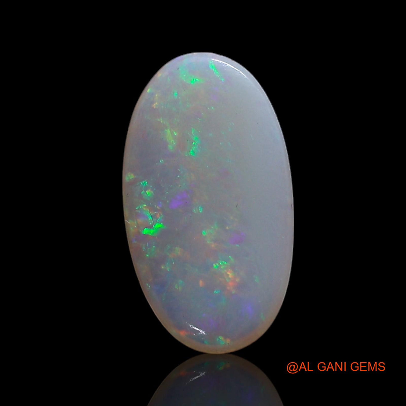 Natural Fire Opal Gemstone 1.00 Cts Loose Oval Cabochon From Australia 11x6x2 mm AG-202