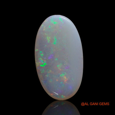 Natural Fire Opal Gemstone 1.00 Cts Loose Oval Cabochon From Australia 11x6x2 mm AG-202