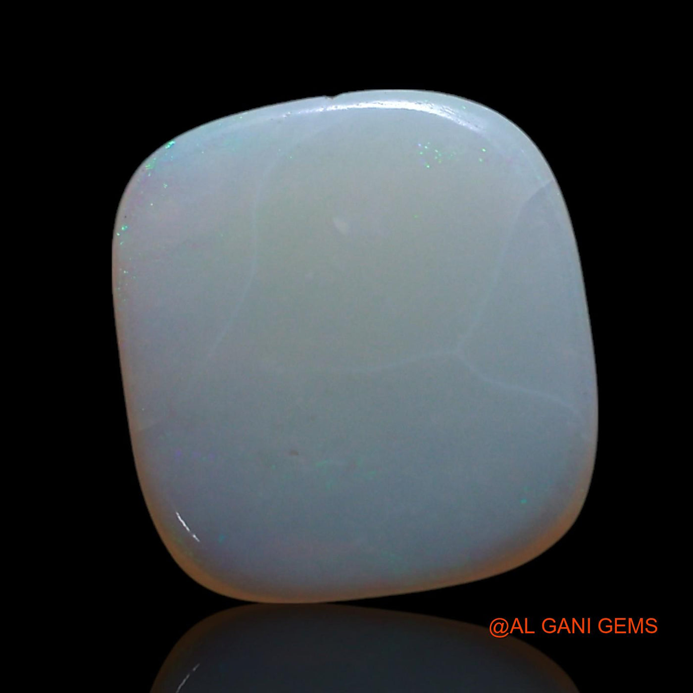 1.00 Cts Natural Australian Fire Opal Loose Gemstone Square Cabochon 8x8x2 mm AG-203