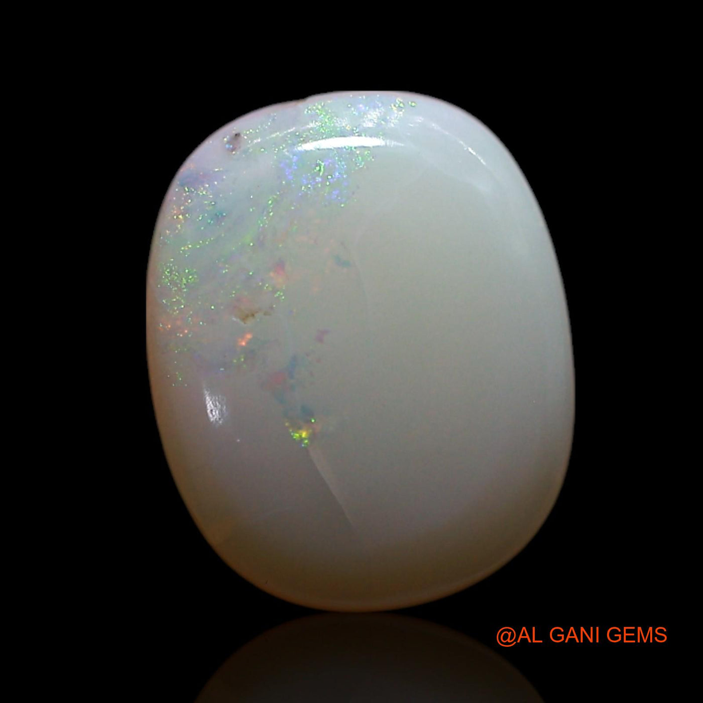 1.00 Cts Natural Australian Fire Opal Oval Cabochon Loose Gemstone For Jewelry 9x7x2 mm AG-204