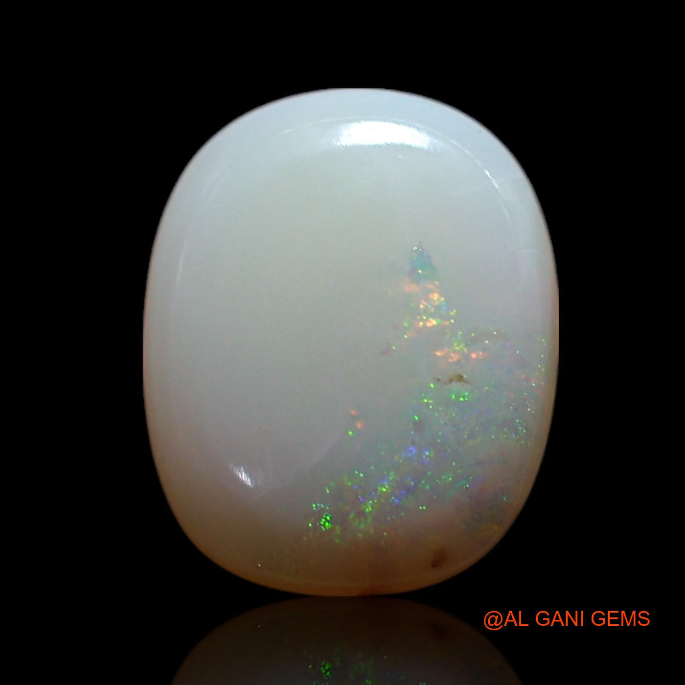 1.00 Cts Natural Australian Fire Opal Oval Cabochon Loose Gemstone For Jewelry 9x7x2 mm AG-204