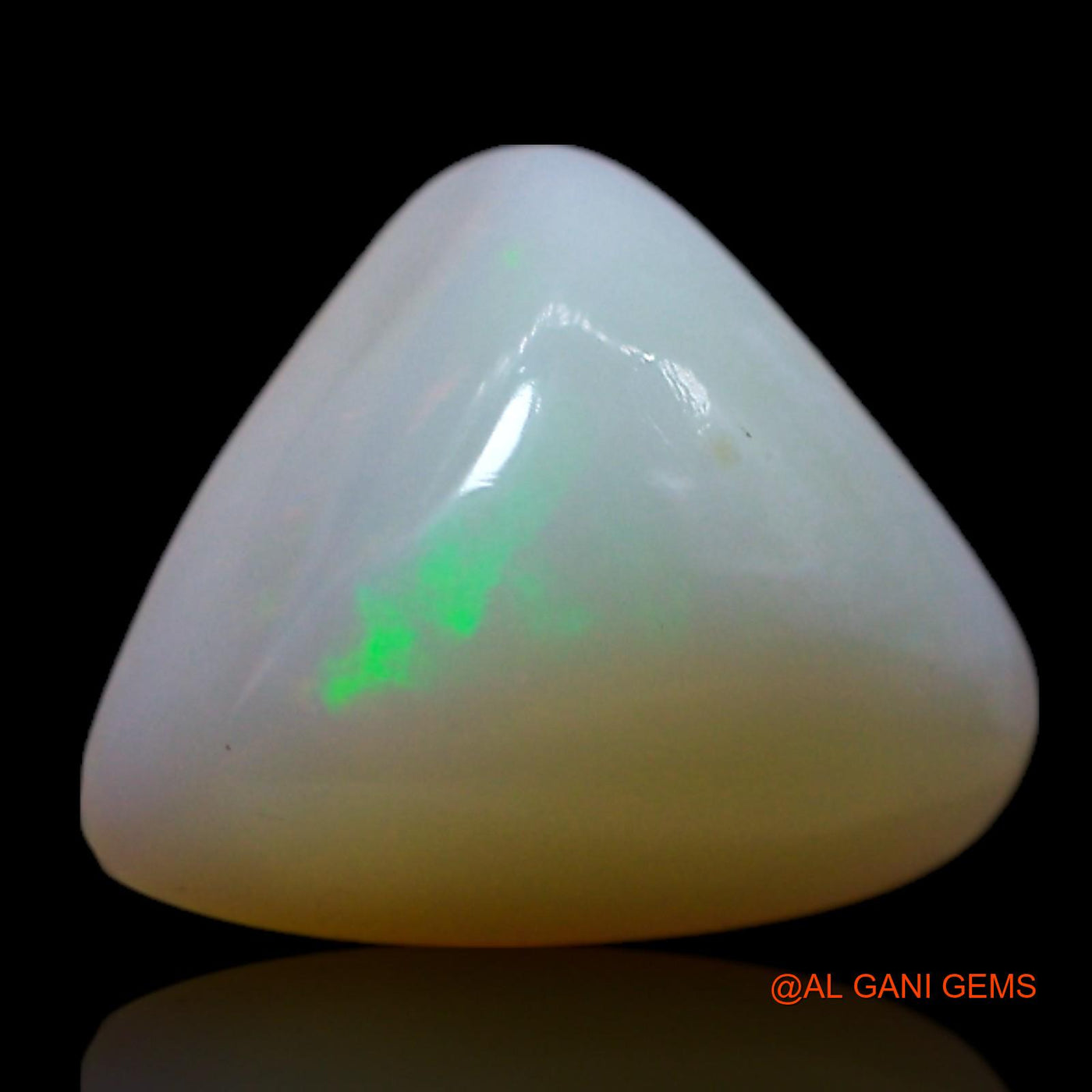 2.00 Cts Natural Australian Fire Opal Loose Gemstone Trillion Cabochon 8x7x4 mm AG-205