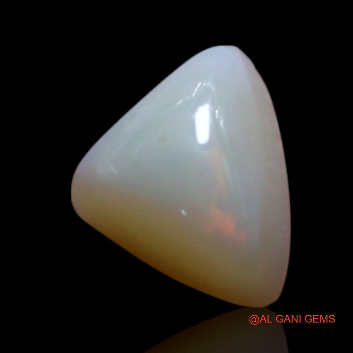 2.00 Cts Natural Australian Fire Opal Loose Gemstone Trillion Cabochon 8x7x4 mm AG-205