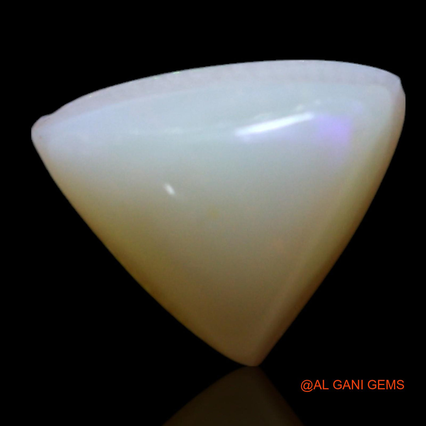 2.00 Cts Natural Australian Fire Opal Loose Gemstone Trillion Cabochon 8x7x4 mm AG-205