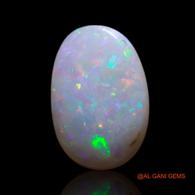 1.00 Cts Natural Australian Fire Opal Loose Gemstone Oval Cabochon 10x6x2 mm AG-207