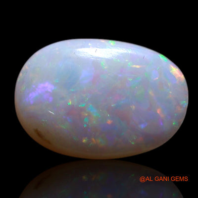 1.00 Cts Natural Australian Fire Opal Loose Gemstone Oval Cabochon 10x6x2 mm AG-207