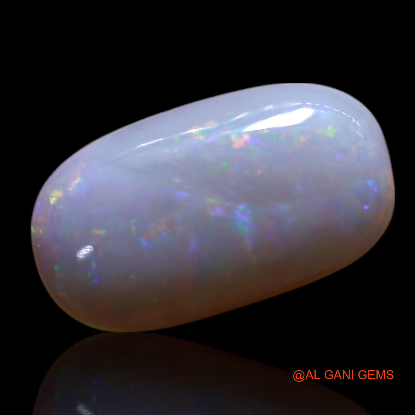 Natural Fire Opal Gemstone 1.00 Cts Loose Oval Cabochon From Australia 10x6x2 mm AG-208