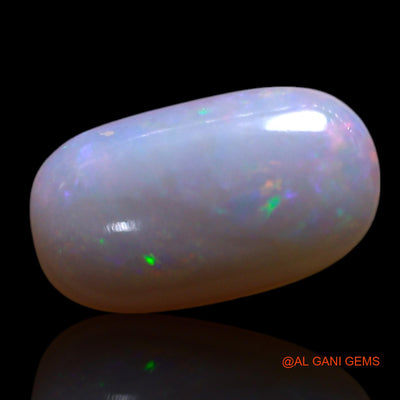 Natural Fire Opal Gemstone 1.00 Cts Loose Oval Cabochon From Australia 10x6x2 mm AG-208
