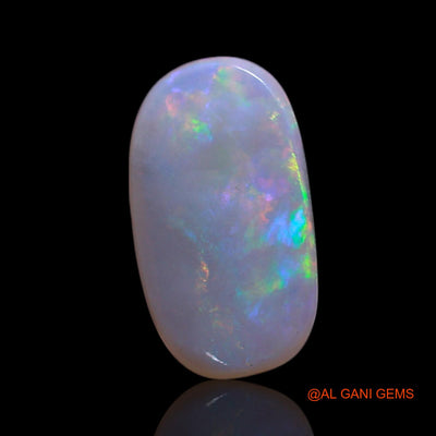 Natural Fire Opal Gemstone 1.00 Cts Loose Oval Cabochon From Australia 10x6x2 mm AG-208