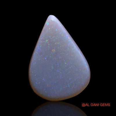 1.40 Cts Natural Australian Fire Opal Loose Gemstone Pear Cabochon 12x9x1 mm AG-20