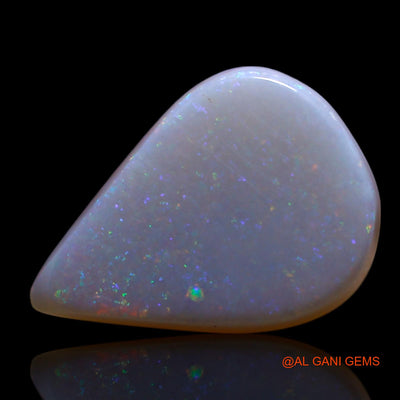 1.40 Cts Natural Australian Fire Opal Loose Gemstone Pear Cabochon 12x9x1 mm AG-20