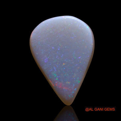 1.40 Cts Natural Australian Fire Opal Loose Gemstone Pear Cabochon 12x9x1 mm AG-20