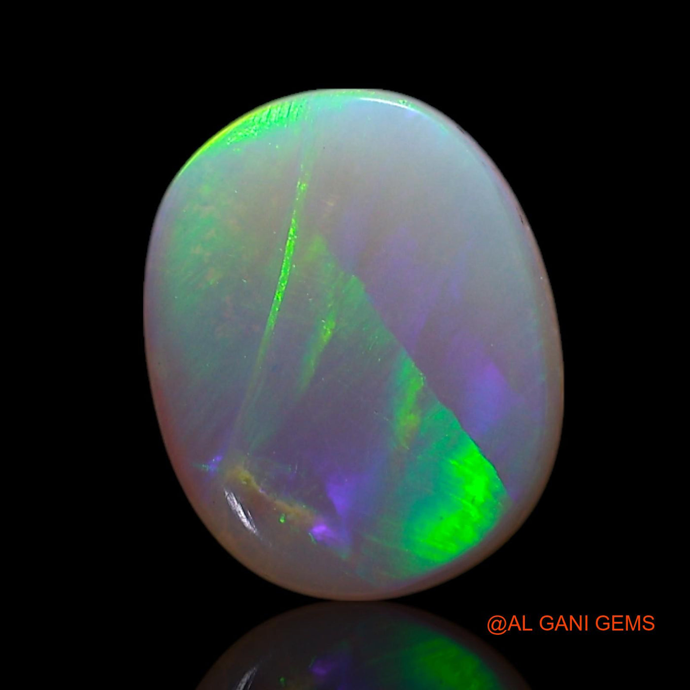 1.00 Cts Natural Australian Fire Opal Loose Gemstone Oval Cabochon 9x7x2 mm AG-210