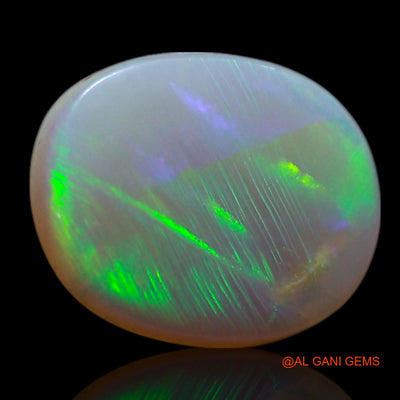 1.00 Cts Natural Australian Fire Opal Loose Gemstone Oval Cabochon 9x7x2 mm AG-210