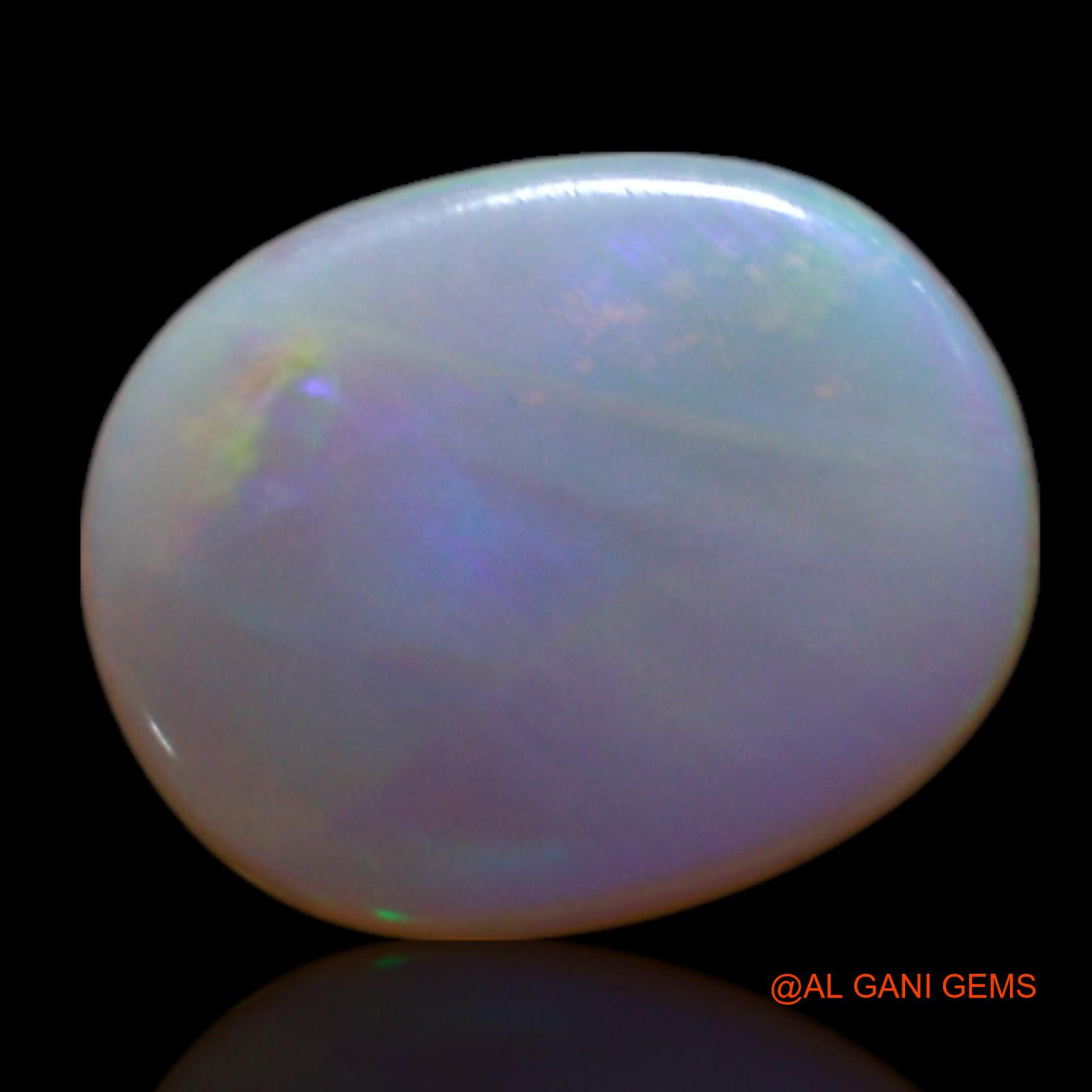 1.00 Cts Natural Australian Fire Opal Loose Gemstone Oval Cabochon 9x7x2 mm AG-210