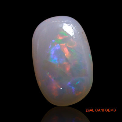 Natural Untreated Fire Opal Loose Gemstone Oval Cabochon From Australia 1.00 Cts 10x6x2 mm AG-212