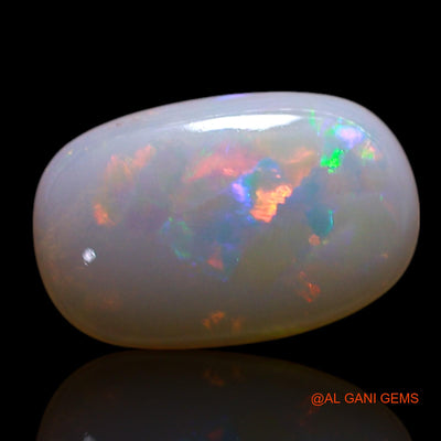 Natural Untreated Fire Opal Loose Gemstone Oval Cabochon From Australia 1.00 Cts 10x6x2 mm AG-212