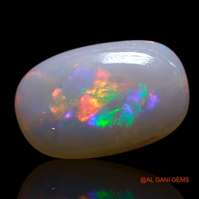 Natural Untreated Fire Opal Loose Gemstone Oval Cabochon From Australia 1.00 Cts 10x6x2 mm AG-212